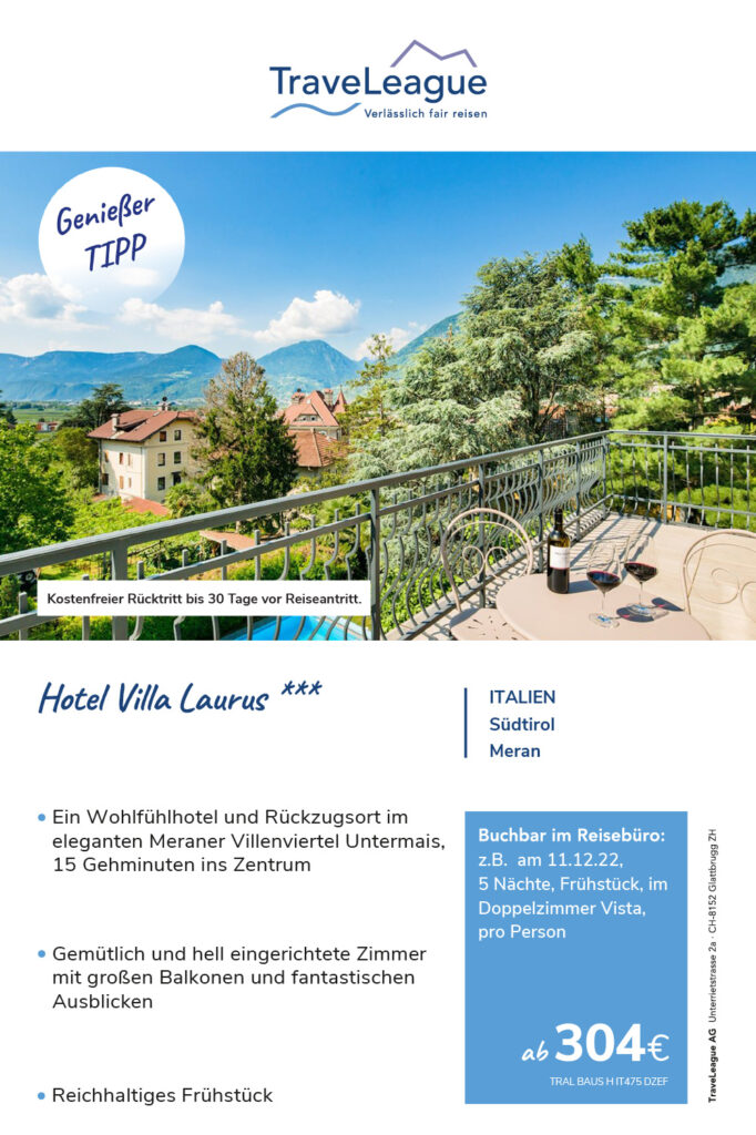 Hotel Villa Laurus *** Meran / Südtirol / Italien