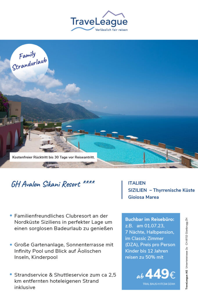 GH Avalon Sikani Resort **** / Gioiosa Marea / Sizilien / Italien