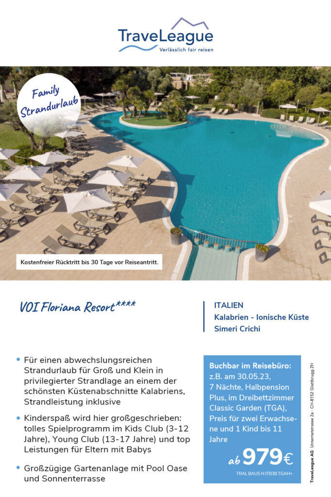 VOI Floriana Resort**** Simeri Crichi / Kalabrien / Italien
