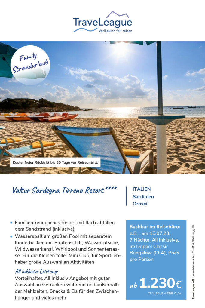 Valtur Sardegna Tirreno Resort**** Orosei / Sardinien / Italien